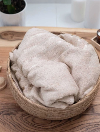 Bambusový uterák 50 × 100 cm ‒ Noemi latté