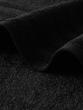 Froté uterák 50 × 100 cm ‒ Camilla čierny