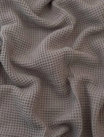 Vaflová osuška 70 × 140 cm ‒ Florencia sivo-hnedá