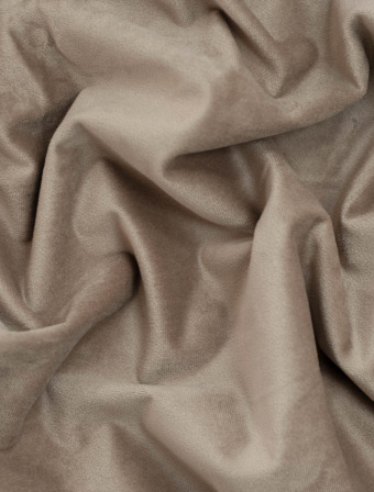 Zamatová obliečka na vankúšik Velvet sivohnedá – 45 x 45 cm