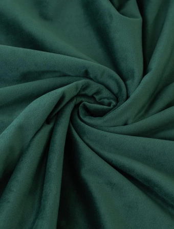 Zamatová obliečka na vankúšik Velvet smaragdová – 45 x 45 cm