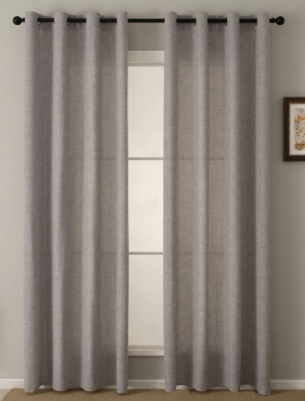 Závesy Zara sivá – 140 × 160 cm (2 ks)