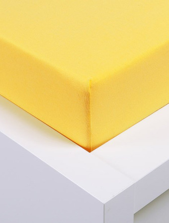 Jersey plachta 180 × 200 cm Exclusive – žltá