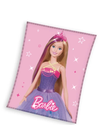 Detská mikroplyšová deka 150 x 200 cm - Barbie Princezná