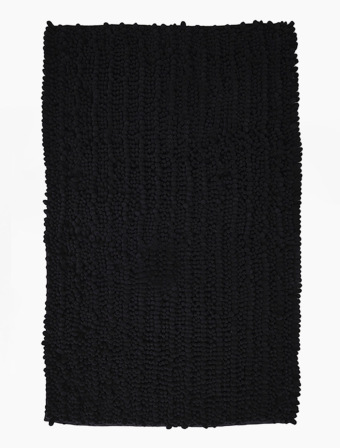 Kúpeľňová predložka 40×60 cm - Lisa čierna