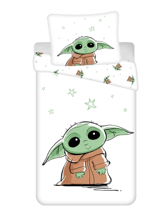 Detské bavlnené obliečky – Star Wars Baby Yoda