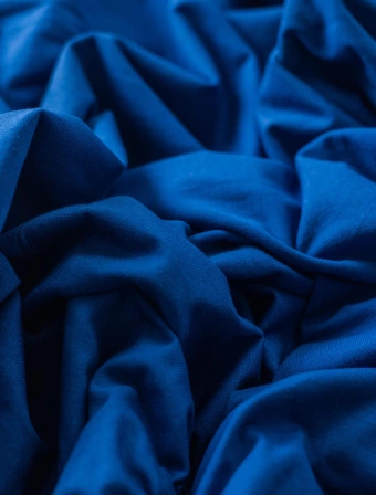 Jersey plachta s lycrou Deluxe 180 × 200 cm – tmavo modrá
