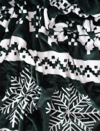 Obliečky mikroplyš Exclusive – Vianoce zelené