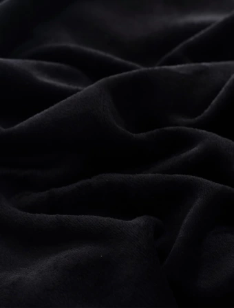 Deka mikroplyš 150 × 200 cm – Laura čierna