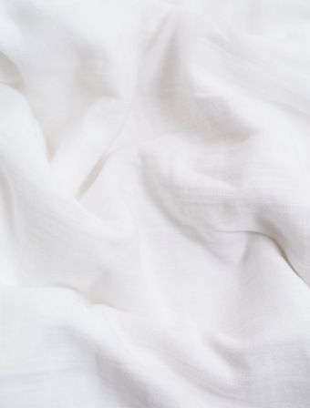Mušelínová obliečka na vankúš 40 × 60 cm – Alexia biele