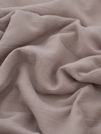 Mušelínová obliečka na vankúšik 40 × 40 cm – Alexia cappuccino