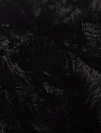 Chlpatá deka 150 × 200 cm – Lotus čierna