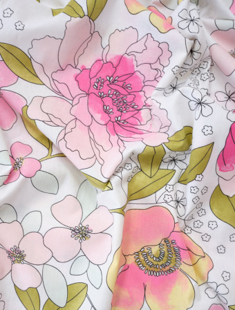 Bavlnené obliečky Renforcé – Kvetinky