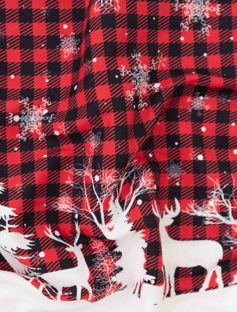 Vianočná obliečka na vankúšik 40 × 40 cm – Scandi Scot