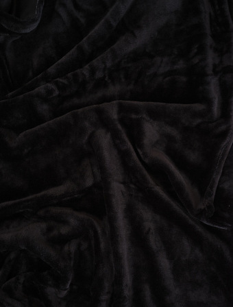 Obliečka na vankúš mikroplyš 50 × 70 cm – Laura čierná