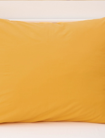 Bavlnená obliečka na vankúš Renforcé 70 × 90 cm – Jasmine horčicová