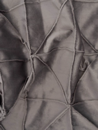 Obliečka na vankúšik mikroplyš 45 × 45 cm - Gama tmavosivá
