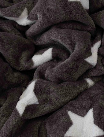 Obliečka na vankúšik mikroplyš 40 × 40 cm – Estrelas sivé