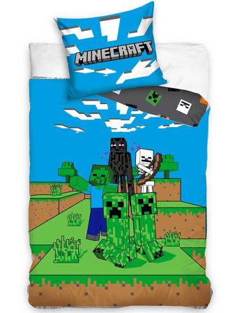Detské bavlnené obliečky – Minecraft Mob Monsters
