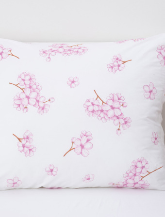 Bavlnená obliečka na vankúš Renforcé 70 × 90 cm – Sakura