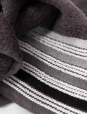 Froté uterák 50 × 100 cm ‒ Dario tmavosivý
