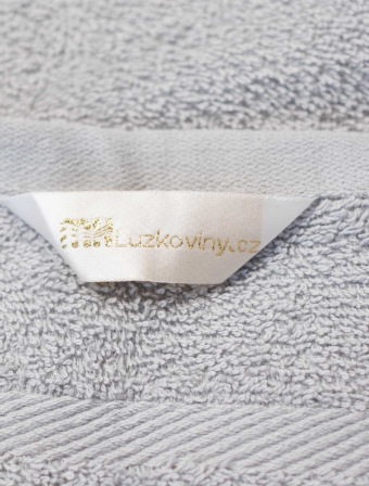 Malý froté uterák 30 × 50 cm ‒ Panama svetlosivý