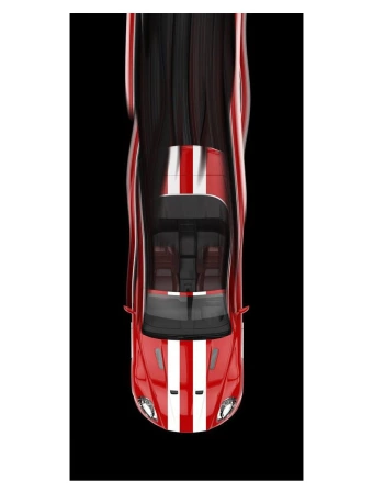 Detská osuška 70 × 140 cm ‒ Red Car