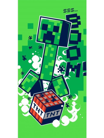 Detská osuška 70 × 140 cm ‒ Minecraft Boom