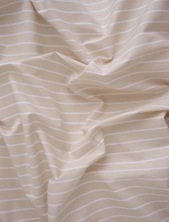 Bavlnené obliečky na 2 postele – Aria bežová