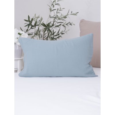 Mušelínová obliečka na vankúš 40 x 60 cm - Alexia Duo - mätová/cappuccino-  -