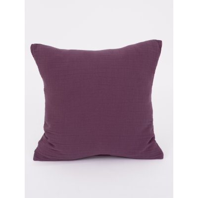 Mušelínová obliečka na vankúš 40 x 40 cm - Alexia ametystová-  -