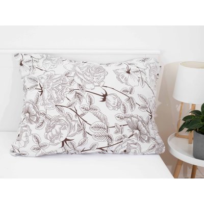 Obliečka Mako jersey 70×90 cm – Emilia hnedá-  -