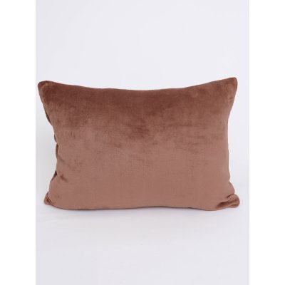 Obliečka na vankúš mikroplyš 50 × 70 cm – Laura mocha mousse-  -