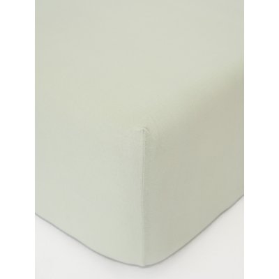 Jersey plachta do postieľky Classic 70 × 140 cm - šalviová