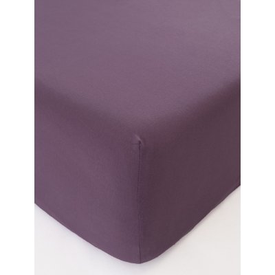 Jersey plachta Classic 160 x 200 cm  – ametystová