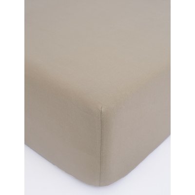 Jersey plachta Classic 220 x 200 cm – sivohnedá