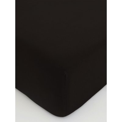 Jersey plachta Classic 180 × 200 cm - tmavo hnedá