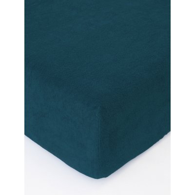 Froté plachta 160 × 200 cm - petrolejová