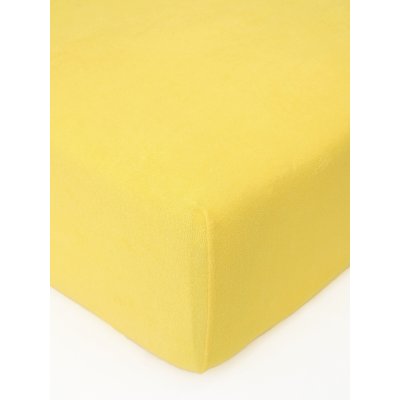 Froté plachta 180 × 200 cm - žltá