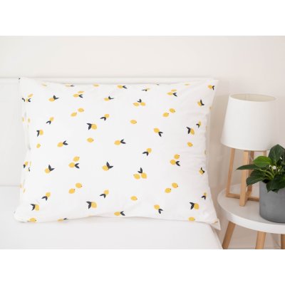 Bavlnená obliečka na vankúš Renforcé 70 × 90 cm - Citróny-  -
