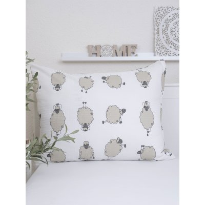 Krepová obliečka na vankúš Renforcé 70 x 90 cm - Ovečky Morning Yoga-  -