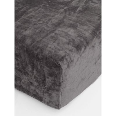 Plachta mikroplyš Deluxe 180 x 200 cm - tmavo sivé