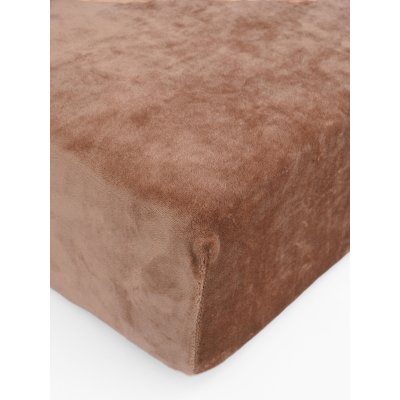 Plachta mikroplyš Deluxe 180 x 200 cm - mocha mousse