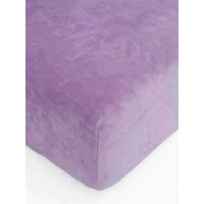 Plachta mikroplyš Deluxe do postieľky 70 x 140 cm - levanduľové