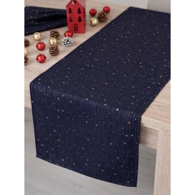 Lurexový Vianočný behúň Trblietavá elegancia - 40 × 140 cm