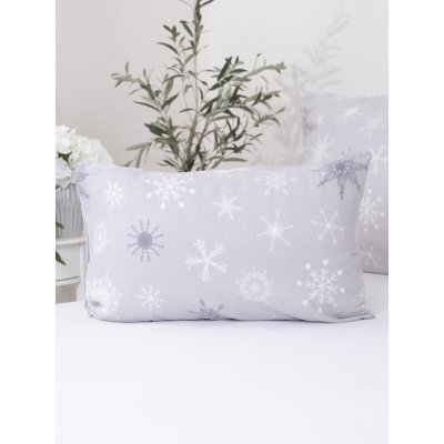 Flanelová obliečka na vankúš 40 x 60 cm - Frozen sivé-  -