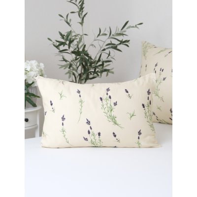 Mušelínová obliečka na vankúš 40 x 60 cm - Levanduľa 02-  -