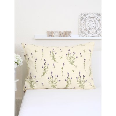 Flanelová obliečka na vankúš 70 x 90 cm - Levandule 02-  -