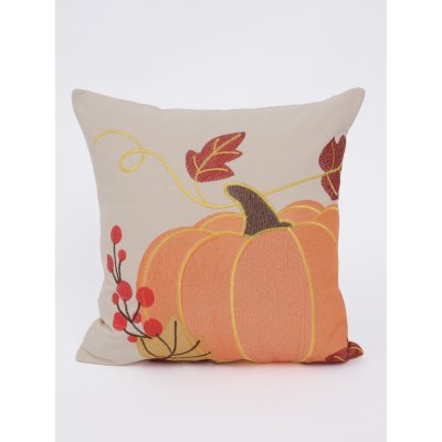 Jesenná obliečka na vankúš 45 x 45 cm - Tekvica 02-  -