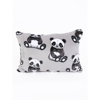 Obliečka na vankúš mikroplyš Exclusive 50 × 70 cm - Panda-  -